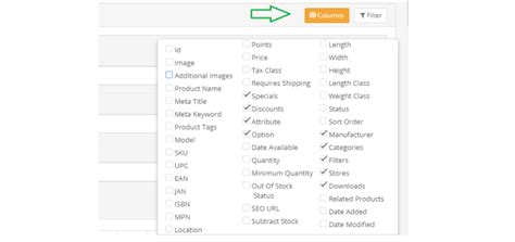 Opencart - Product Manager Quick Edit