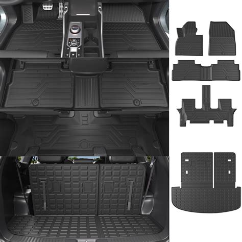 powoq Floor Mat Compatible with 2020-2025 Kia Telluride Trunk Mat with ...