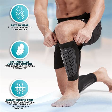 Snapklik.com : Soccer Shin Guards Sleeves For Men, Women And Youth