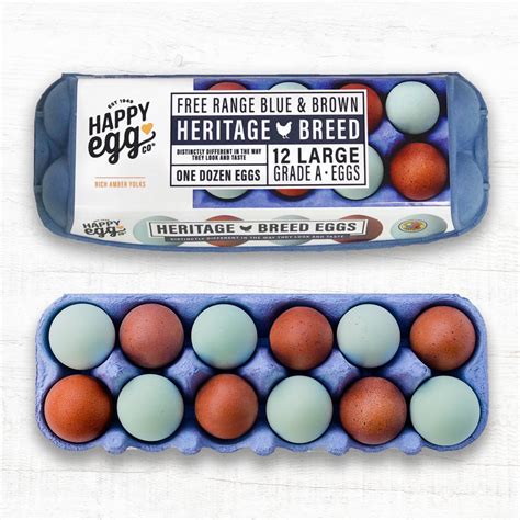 Happy Egg Co. Announces Availability of True Blue & Brown Heritage ...