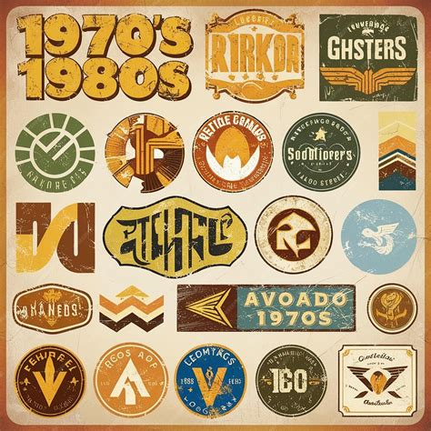 Retro Logo Design 的图像结果