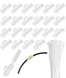 100 Pcs Wire Organiser, Cable Management, Cable Organisers Can Be Used ...
