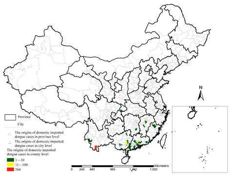 Spatial Dynamics of Dengue Fever in Mainland China, 2019