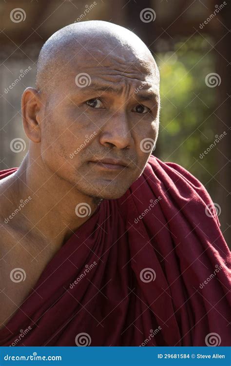 Burmese Monk - Bagan - Myanmar (Burma) Editorial Stock Image - Image of ...