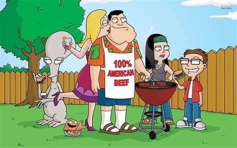 American Dad Backyard