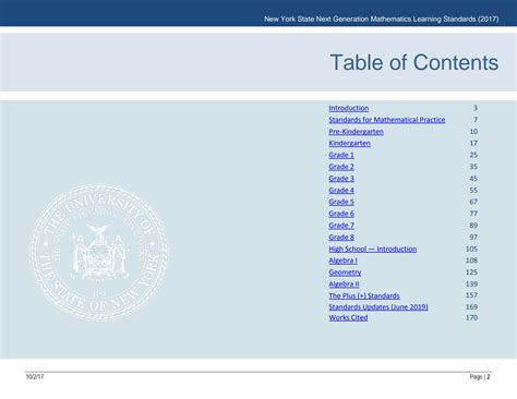 SOLUTION: Nys next generation mathematics p 12 standards - Studypool