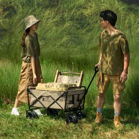 Xingji Folding Wagon Wide Wheels – Mobi Garden