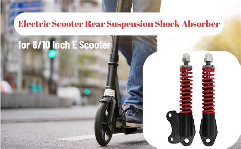 Electric Scooter Rear Suspension Shock Absorber Rear Spring Assisted ...