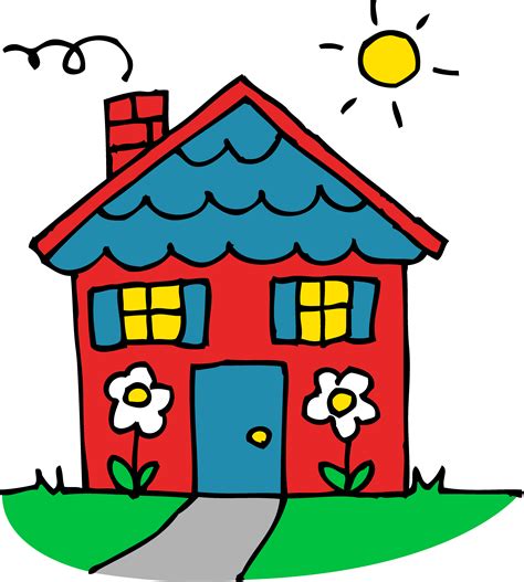 home clipart | Art drawings for kids, House drawing for kids, Free clip art