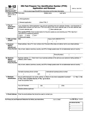 IRS W-12 form | pdfFiller