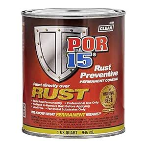 POR-15 45104 Clear Rust Preventive Coating - 1 quart : Amazon.in: Home ...