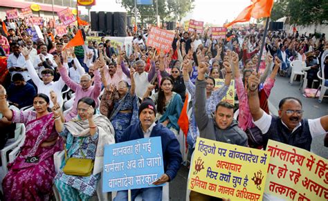 Hundreds protest in Delhi against atrocities on Hindus, other ...