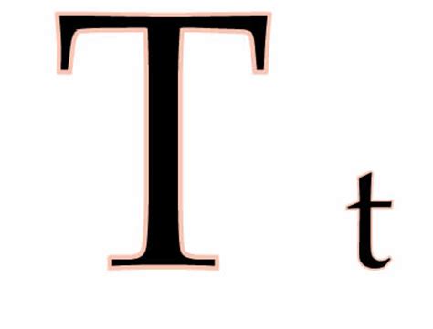 字母T-字母T的大小写，字母T的音标