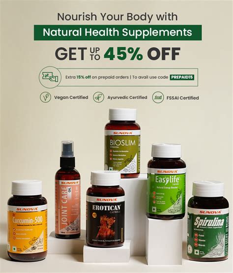 Buy Ayurvedic & Herbal Medicines Online for Better Health | Sunova