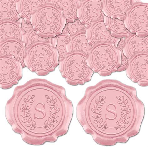 1 Box 25Pcs Letter S Wax Seal Sticker Initial Envelope Stickers 30mm ...