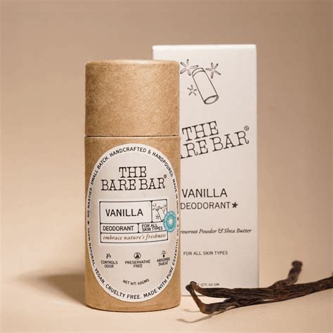 Buy Vanilla Deodorant Online | The Bare Bar – THE BARE BAR