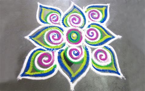 Easy Rangoli Design - Simple Rangoli Designs Images, DiwaliFestival