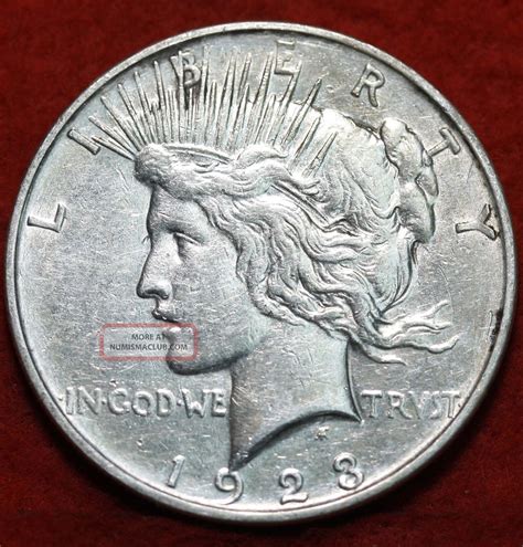 1923 - D Silver Peace Dollar