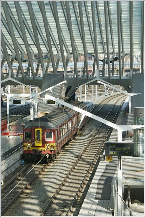 Façade of the former Liège-Guillemins railway station in June 2006 (now ...