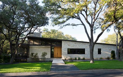 mid century modern homes austin