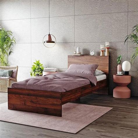 Wooden Single Bed - Buy Wooden Single Bed online at Best Prices in ...