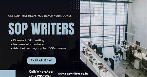 SoP Writers - India's Leading SoP Writing Services Company