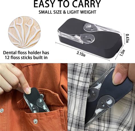Buy Dental Floss Portable Floss Dispenser Floss Box Dental Floss Picks ...