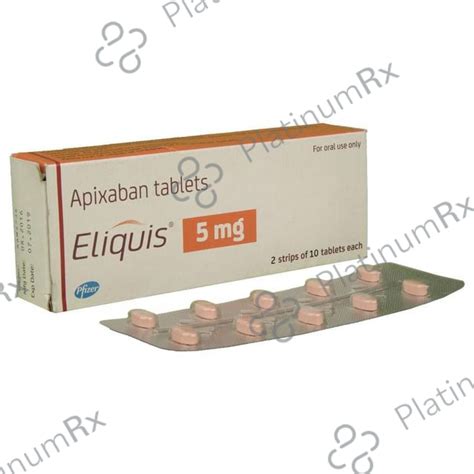 Eliquis 5mg Tablet 20s: View Uses, Side Effects, Price and Substitute ...