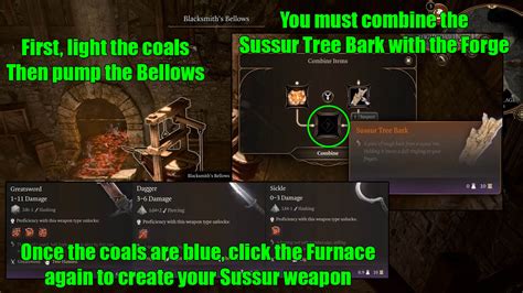 All Sussur Weapons in Baldur's Gate 3 - Deltia's Gaming