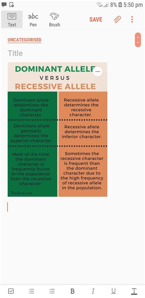 difference b/w dominant and reccessive traits - Brainly.in