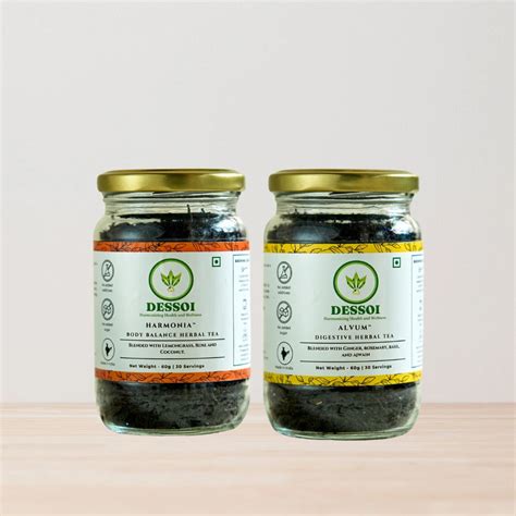 Happy Tummy Combo - Alvum and Harmonia Herbal Teas | 60g x 2 – Dessoi