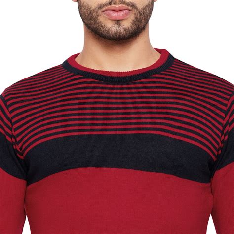 Duke Urban Men Full Sleeve Striped Sweater (SDS8101)