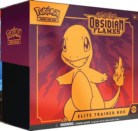 Pokémon TCG: Scarlet & Violet—Obsidian Flames Elite Trainer Box (9 ...