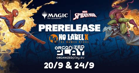 2x MtG Prerelease "Spider-Man" ? Op.eu / No Label X, No Label X, Athens ...