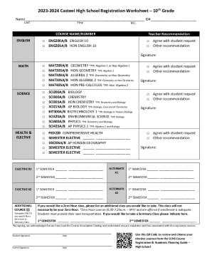 Fillable Online 2024-25 Registration sheets (grades in tabs) Fax Email ...