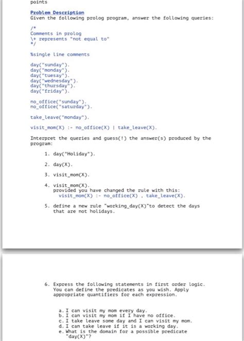 Image result for Prolog Questions