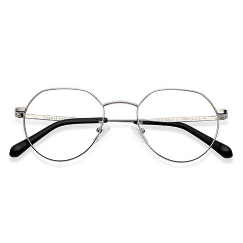 Buy Silver Black Full Rim Geometric Vincent Chase SG Essentials VC ...