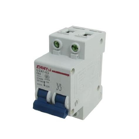 Alcoa Prime4500A Breaking Capacity 2P Mini Circuit Breaker AC 400V 63A ...