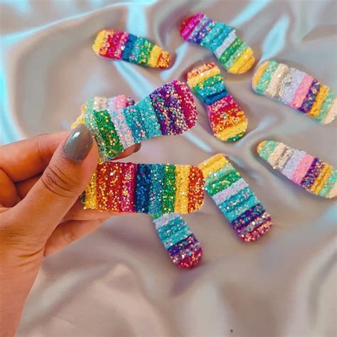 Rainbow Tic-tac Clip Set
