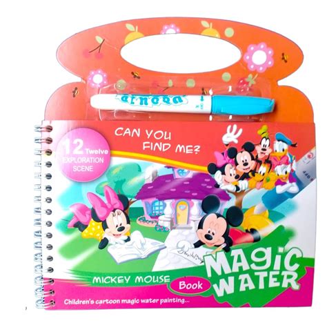 Onlinenest™ Mickey Mouse Magic Water Coloring Book for Kids - Reusable ...