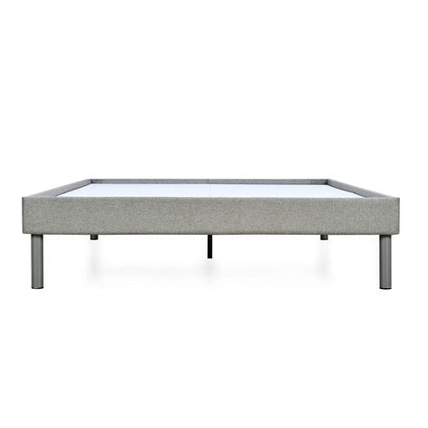 Velvette Upholstered Bed (Grey) + Lite Dual Comfort Mattress (King ...
