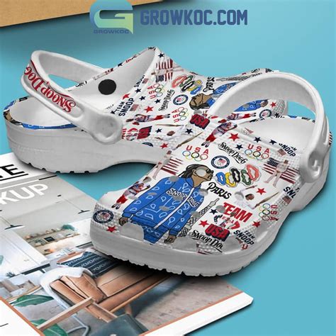 Snoop Dogg Team USA Team Snoop Olympic 2024 Comfortable Clogs Shoes For ...