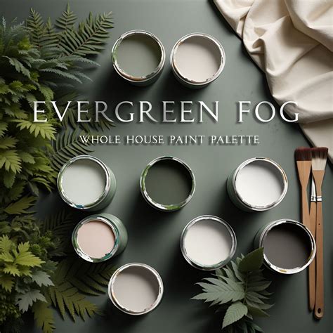 Sherwin williams evergreen fog paint evergreen fog palette whole house ...