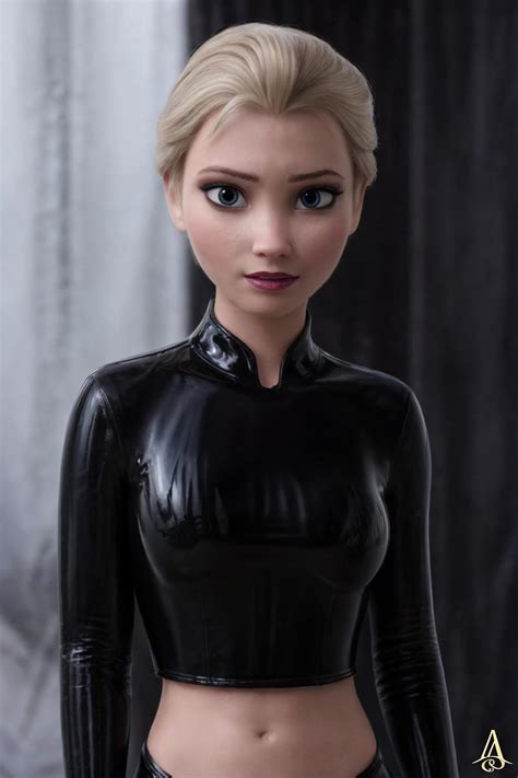 Elsa Latex 004 by almostfAImous on DeviantArt