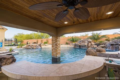 Backyard Boulder Living | Gilbert Paradise | Premier Paradise Inc.