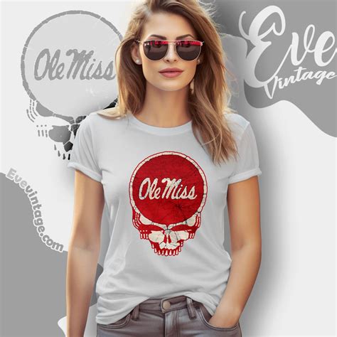 Ole Miss Grateful Dead Stealie Shirt - EVE Vintage