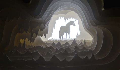 Fairytales Come to Life in Intricate Paper Light Box Art