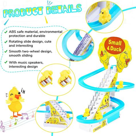 3 Duck Slide Toy Set, Funny Automatic Stair-climbing | LO668-10DU– KidsROAR