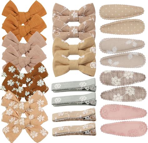 Amazon.com: Izycoon Baby Hair Clips - 24 Pcs Fully Lined Hair Clips ...