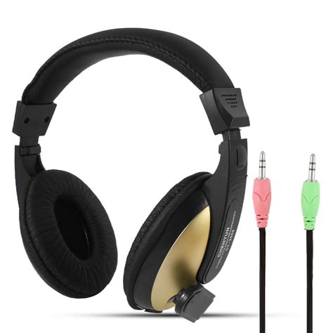 Qtqgoitem Adjustable Headband 3.5mm Connector Stereo Dynamic Headphone ...